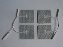 Elektródy k TENS samolepiace 46x47 mm šedé / 4ks Elektródy k TENS samolepiace 46x47 mm šedé / 4ks